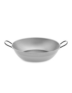Sartén honda pulida con asas ø38 cm