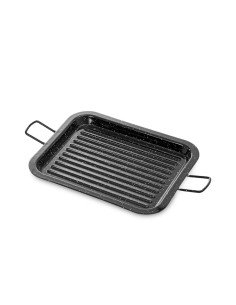 Plancha rectangular esmaltada 27 x 21 cm