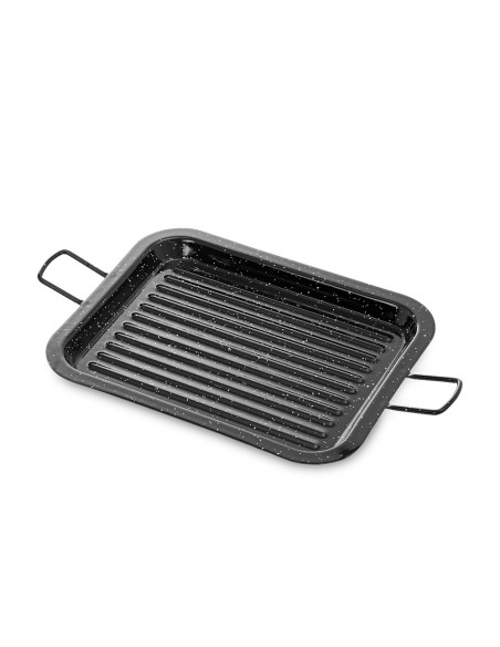 Plancha rectangular esmaltada 31 x 25 cm