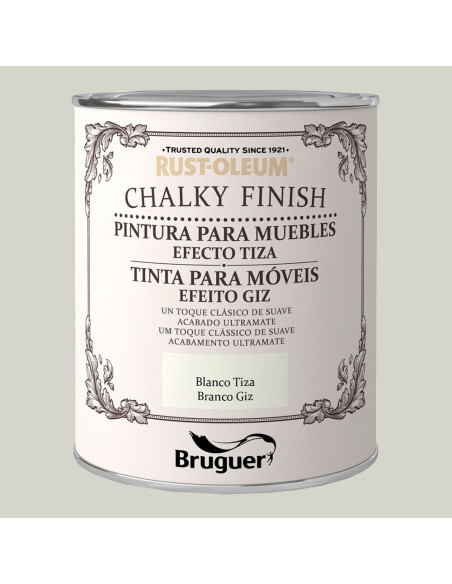 Rust-oleum chalky finish muebles blanco tiza 125 ml