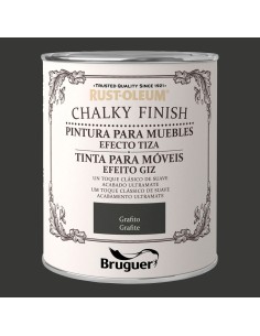 Rust-oleum chalky finish muebles grafito, 750 ml