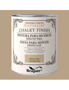 Rust-oleum chalky finish muebles marron yute, 750 ml