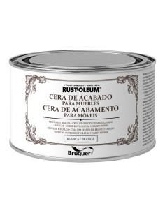 Rust-oleum chalky finish cera para muebles blanca 400 ml