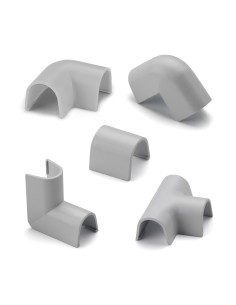 Enlaces surtidos para cablefix gris metalizado 2201, blister 10 unidades