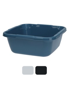 Palangana cuadrada colores variados 34 x 34 x 13 cm