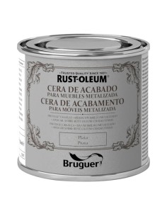 Rust-oleum chalky finish cera para muebles plata 125 ml