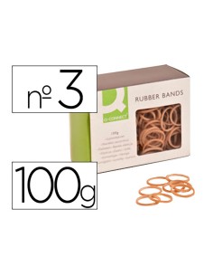 Gomillas elásticas 100 g n°3 30 x 2 mm