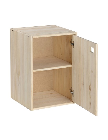 Mueble dinamic 1 puerta pino macizo 37,3 x 33 x 53,5 cm