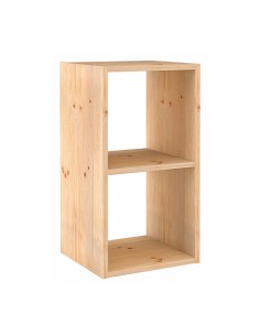 Estanteria modular 2 cubos dinamic pino macizo 36,2 x 33 x 70,8 cm