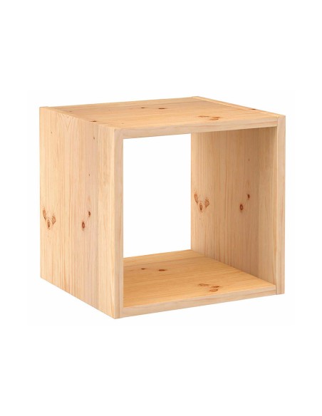Estanteria modular 1 cubo dinamic pino macizo 36,2 x 33 x 36,2 cm