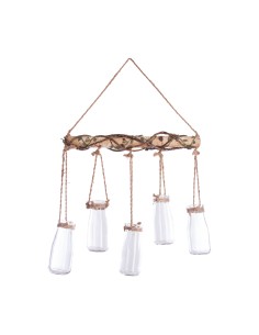 Conjunto 5 jarrones colgantes decorativos 44,5x40.5x6cm