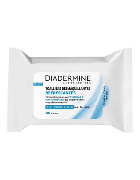 Toallitas desmaquillantes 'piel normal y mixta' 25 uds