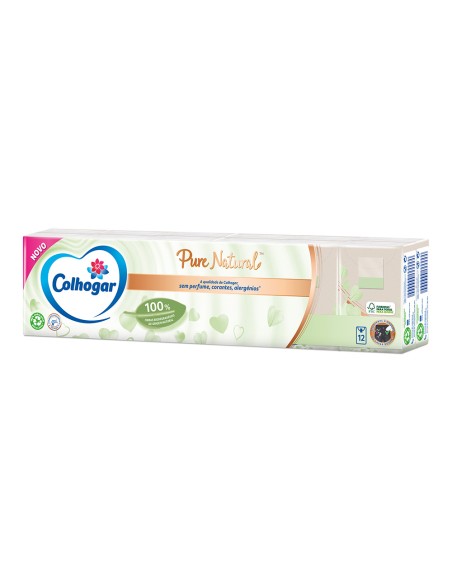 Pack pañuelos 100% natural pack 12 uds