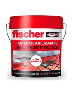 Impermeabilizante gris con fibras 15 l