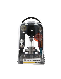 Juego 11 bombillas h4 y fusibles para coche dunlop