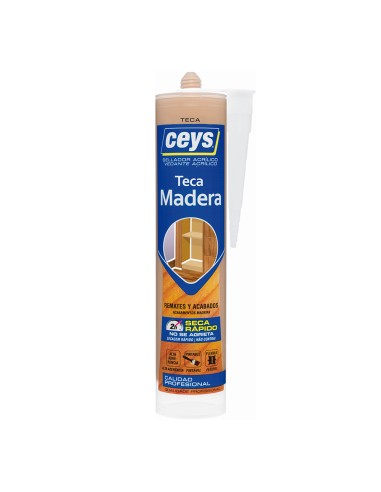 Sellador acrílico madera teca 300 ml