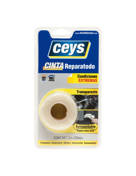 Cinta reparatodo vulcanizable 25 mm x 3 m
