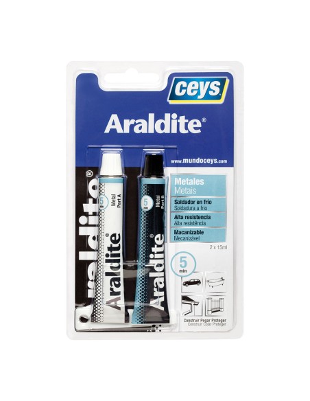 Araldite especial metales 8080 bl 2 x 15 ml