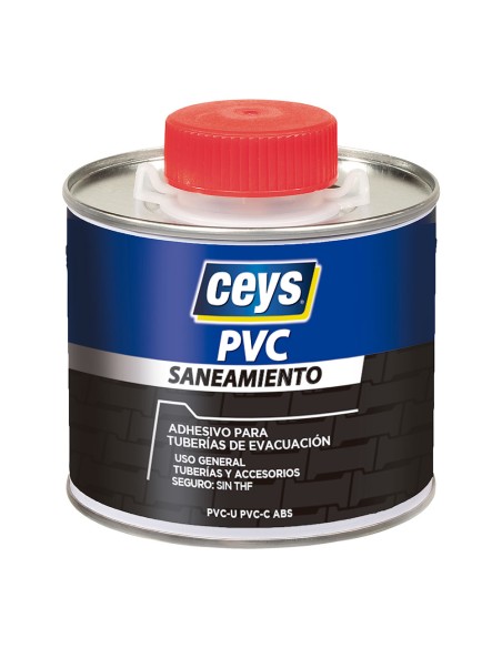 Adhesivo pvc saneamiento tapon pincel 500 ml