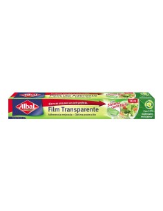 Papel film transparente 35% material reciclado 30 m
