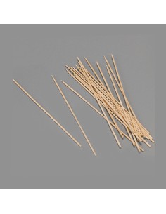 Pinchos de madera higiénicos 200 x 2 mm, blister 100 uds