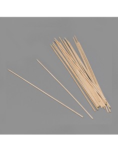 Pinchos de madera higiénicos 250 x 2 mm, blister 100 uds