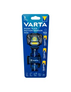 Linterna work flex motion sensor h20 varta