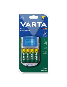 Cargador varta lcd charger para pilas aa y aaa