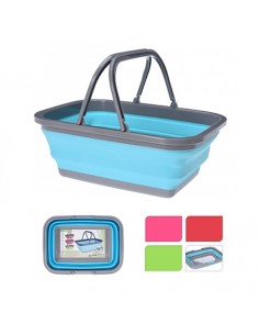 Cesto para la ropa con asas plegable colores variados