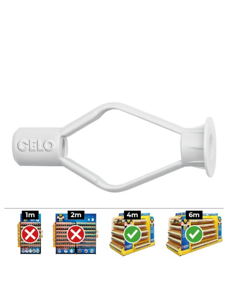 Taco carton yeso ø8mm hr (caja 50 unid)