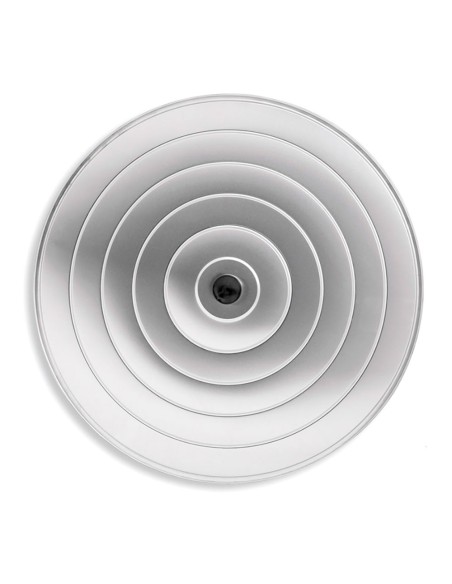 Tapa de aluminio lisa ø45 cm