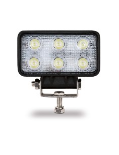 Faro de trabajo rectangular 6 led 1200 lm 18w 10 - 30v