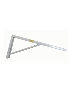 Escuadra de acero blanco robusto 18 x 40 cm edm