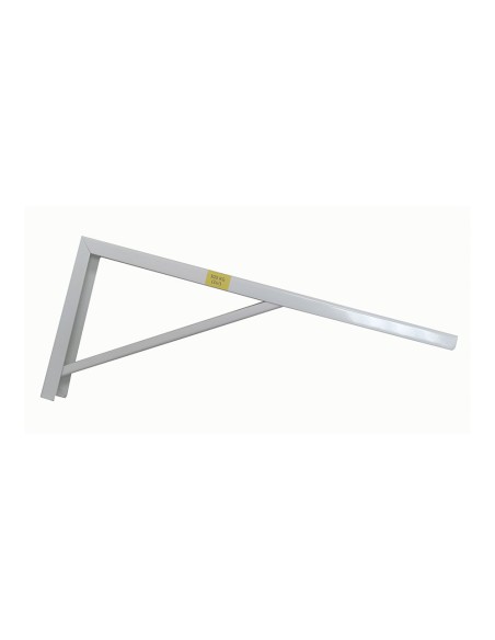 Escuadra de acero blanco robusto 18 x 40 cm edm