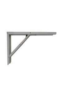 Escuadra de acero plegable abat-table plata 30 x 40 cm