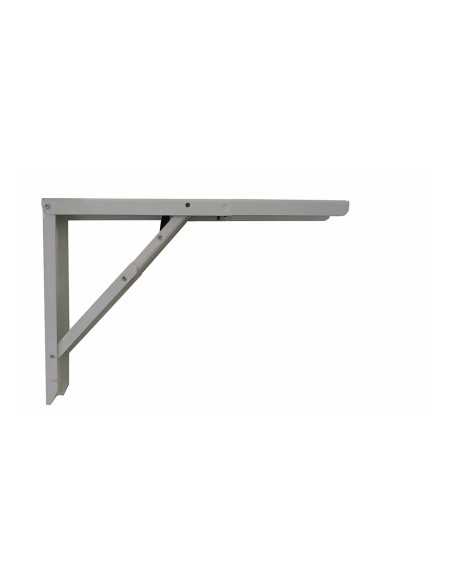 Escuadra de acero plegable abat-table plata 30 x 40 cm
