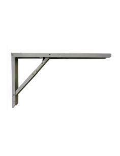Escuadra de acero plegable abat-table plata 30 x 52 cm