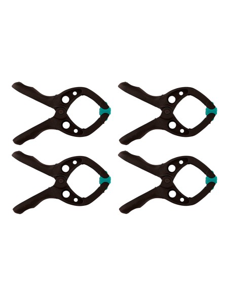 Pinza de resorte, 30 mm, pack 4 uds
