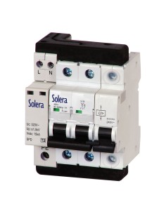 Magnetotermico 1p+n 32a + protector sobretensiones permanente y transitorio c 10ka 230vca