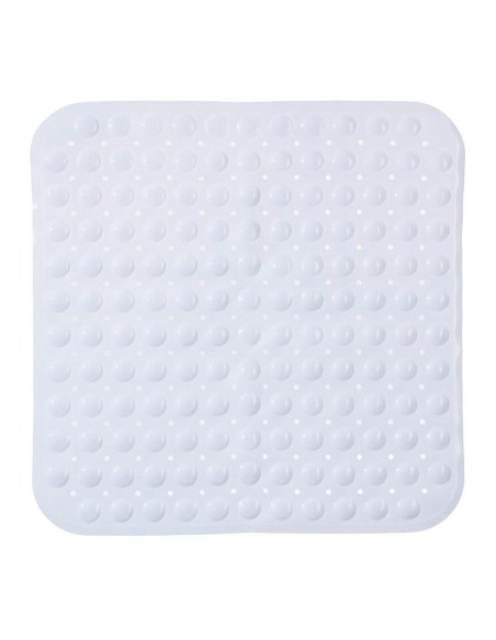 Alfombra de ducha cuadrada blanca 55 x 55 cm