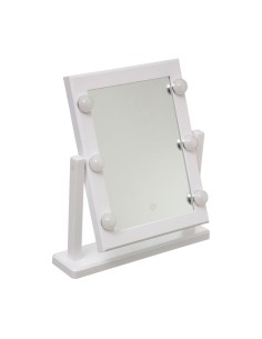 Espejo led colección "hollywood" 37 x 9 x 40,5 cm blanco