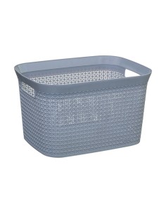 Cesto para ropa 25 l, color gris 41,5 x 31,2 x 25,7 cm