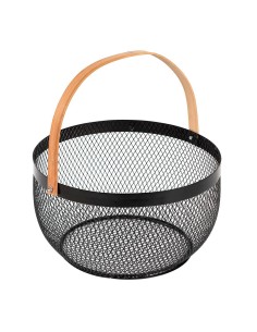 Cesta de malla retro colección noir kitchen ø29 cm