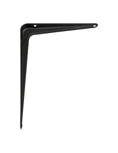 Escuadra de acero negro (s) 6038 200 x 150 mm