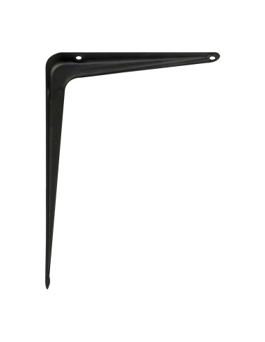 Escuadra de acero negro (s) 6038 200 x 150 mm