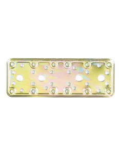 Placa 501-185x65mm acero bicromatado (s) 12122 amig