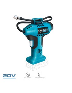 Compresor de aire 20 v (sin batería ni cargador) 7,5 x 17,5 x 22,5 cm