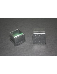 CONTERA NEGRA CUADRADA PATA 23MM   UNID