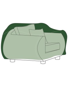 Funda de protección cubre sillón 130x90x70cm 240g/m