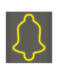 Figura flexiled campana blanco calido 71 cm